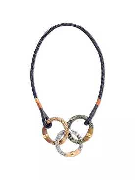 Multicolor Trinity Necklace