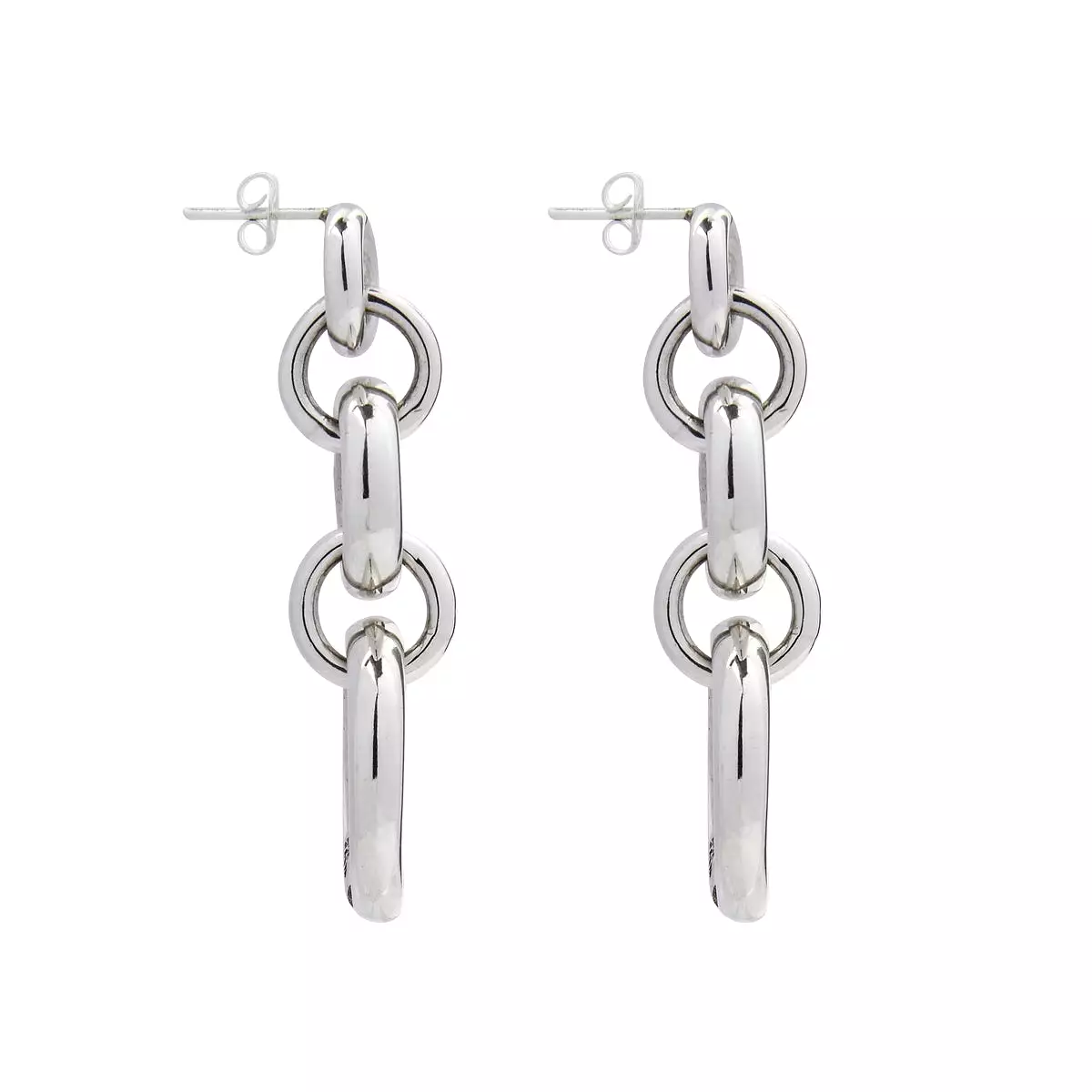 Najo Bolder Drop Silver Earring