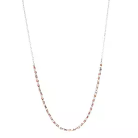 Najo Rosy Gold Pretty Pebble Necklace