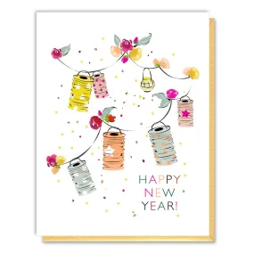 New Year Lanterns Card