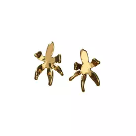 Paper Lily Stud, Gold