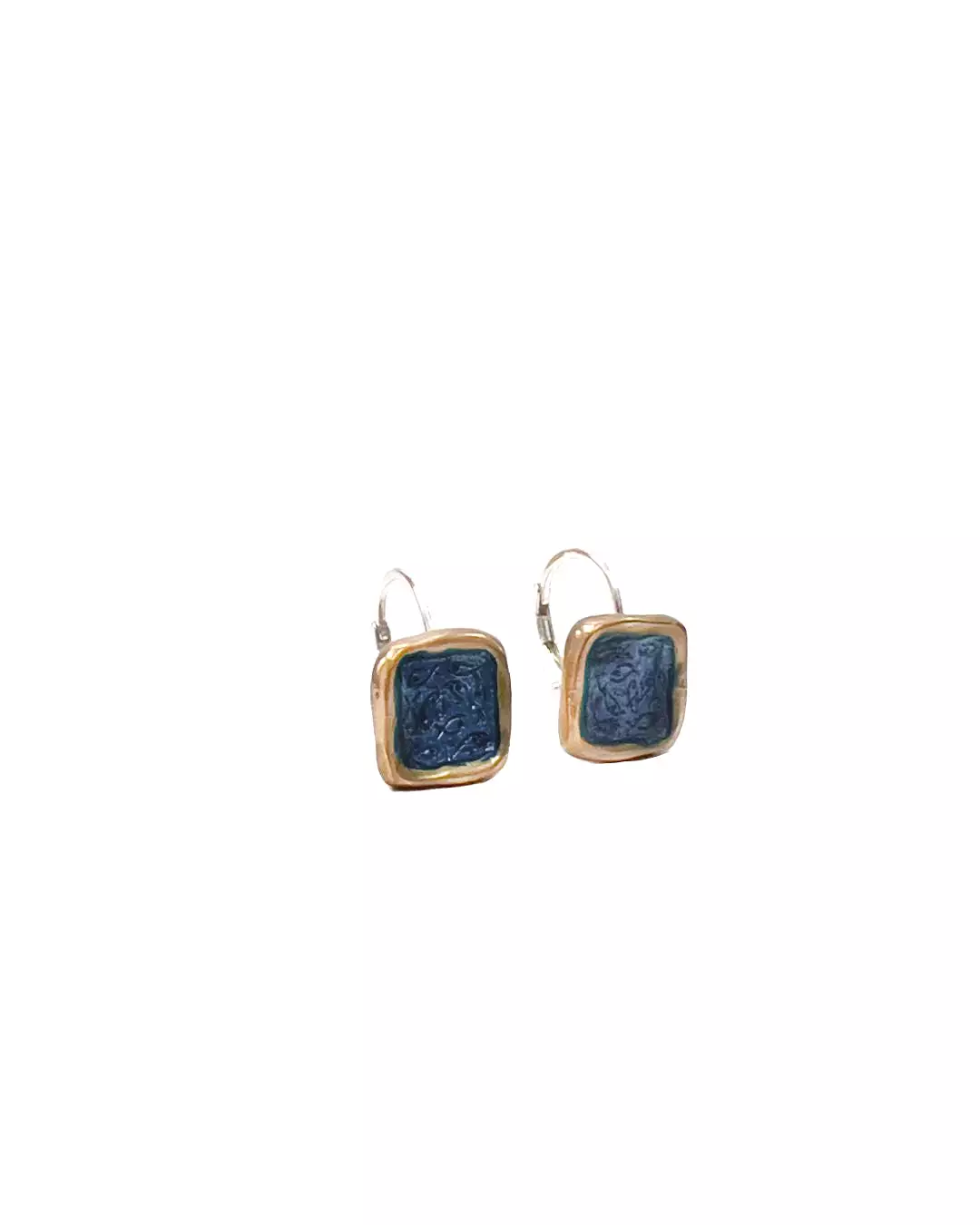 Pesci Che Volano Tonda Earrings Bronze