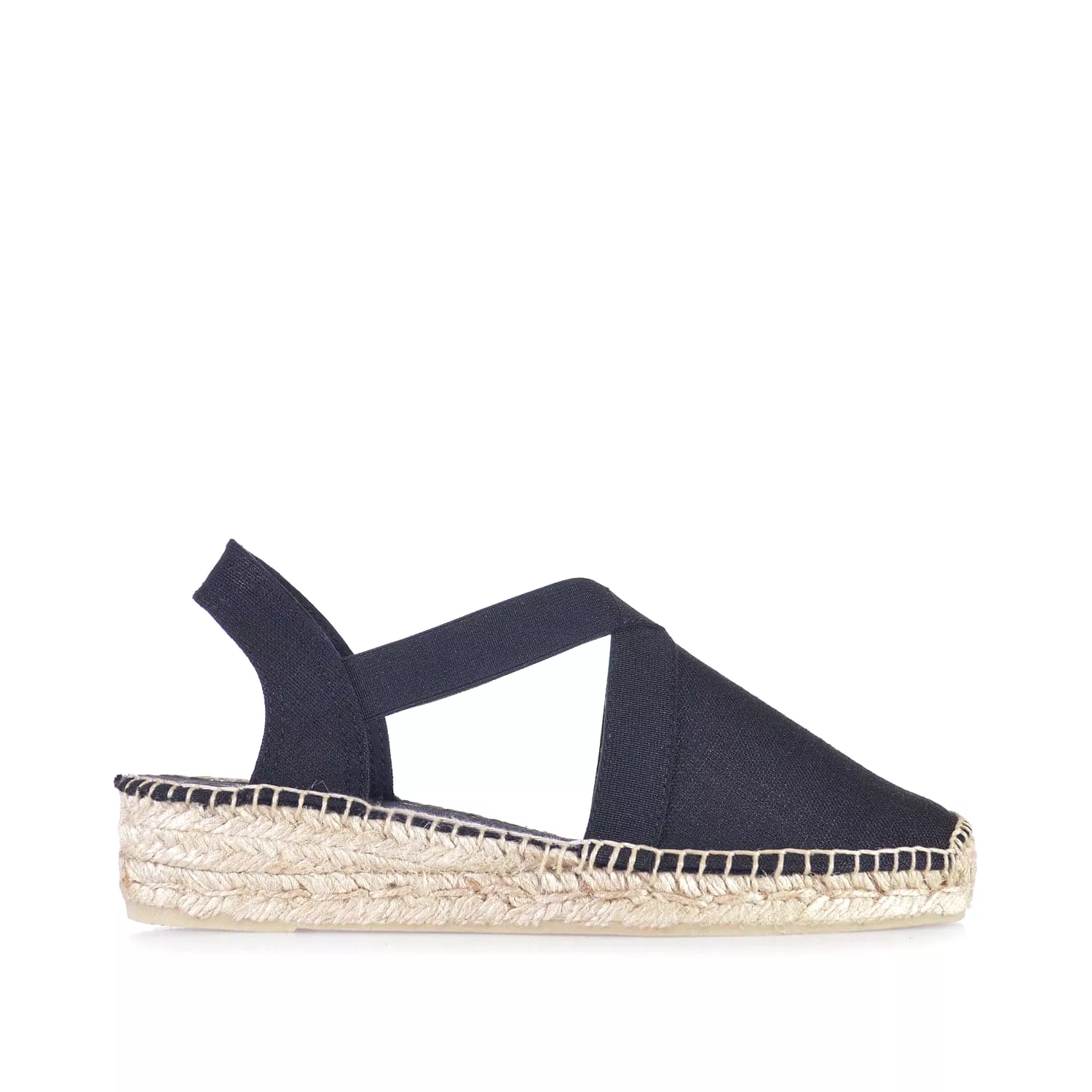 Plain Linen Wedge Espadrille for Women - Verona