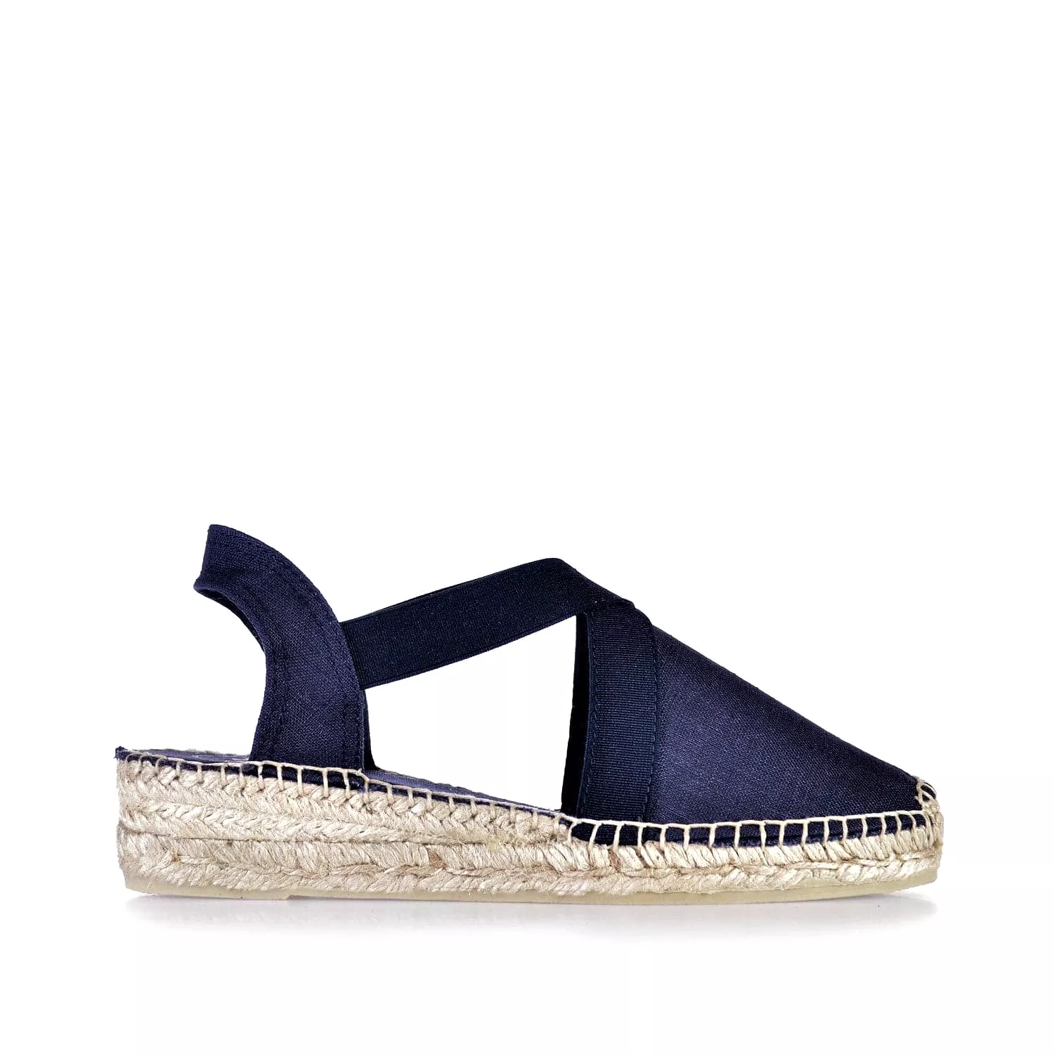 Plain Linen Wedge Espadrille for Women - Verona