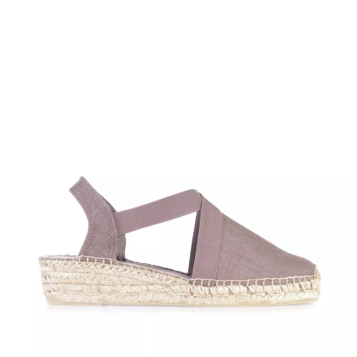 Plain Linen Wedge Espadrille for Women - Verona