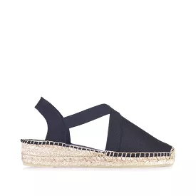 Plain Linen Wedge Espadrille for Women - Verona