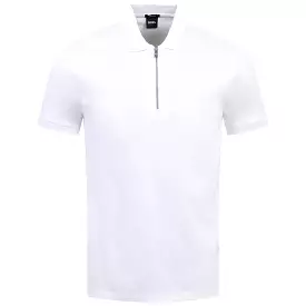 Polston 11 Slim Fit Cotton Polo White - SU24