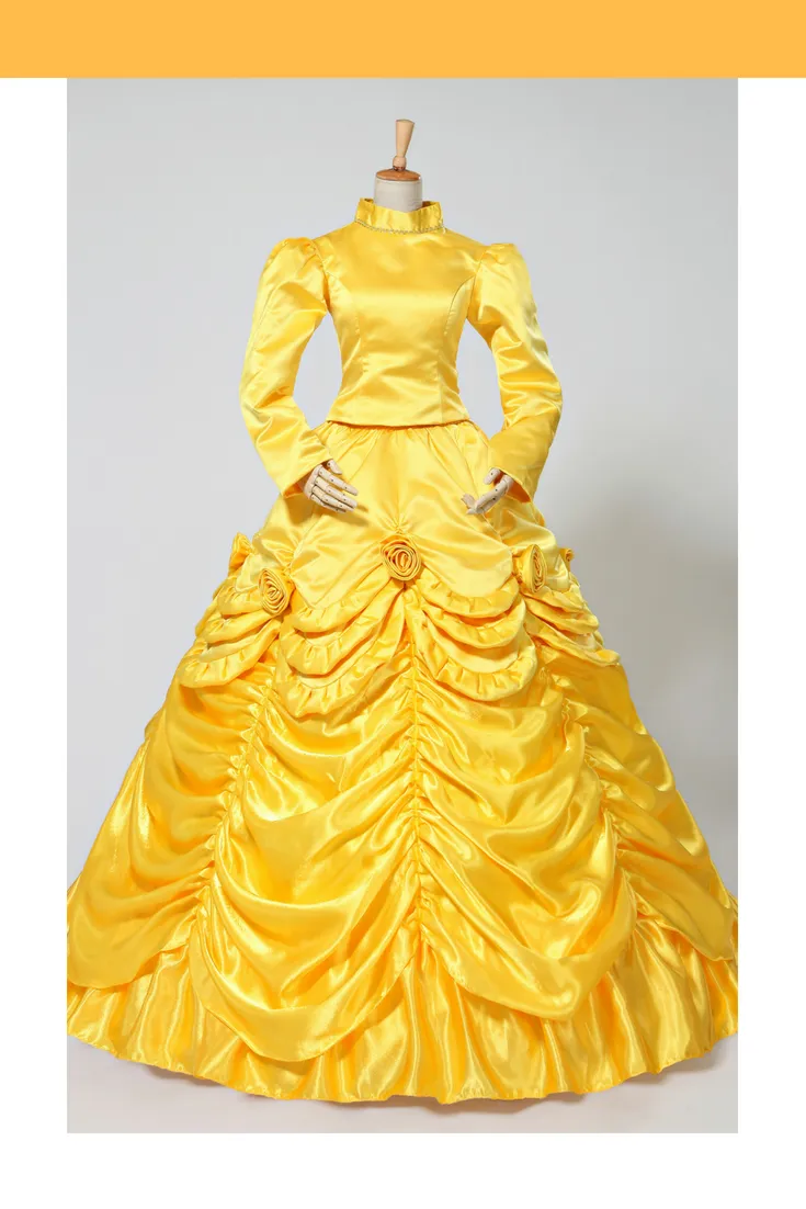 Princess Belle Classic Winter Beauty And Beast Cosplay Costume