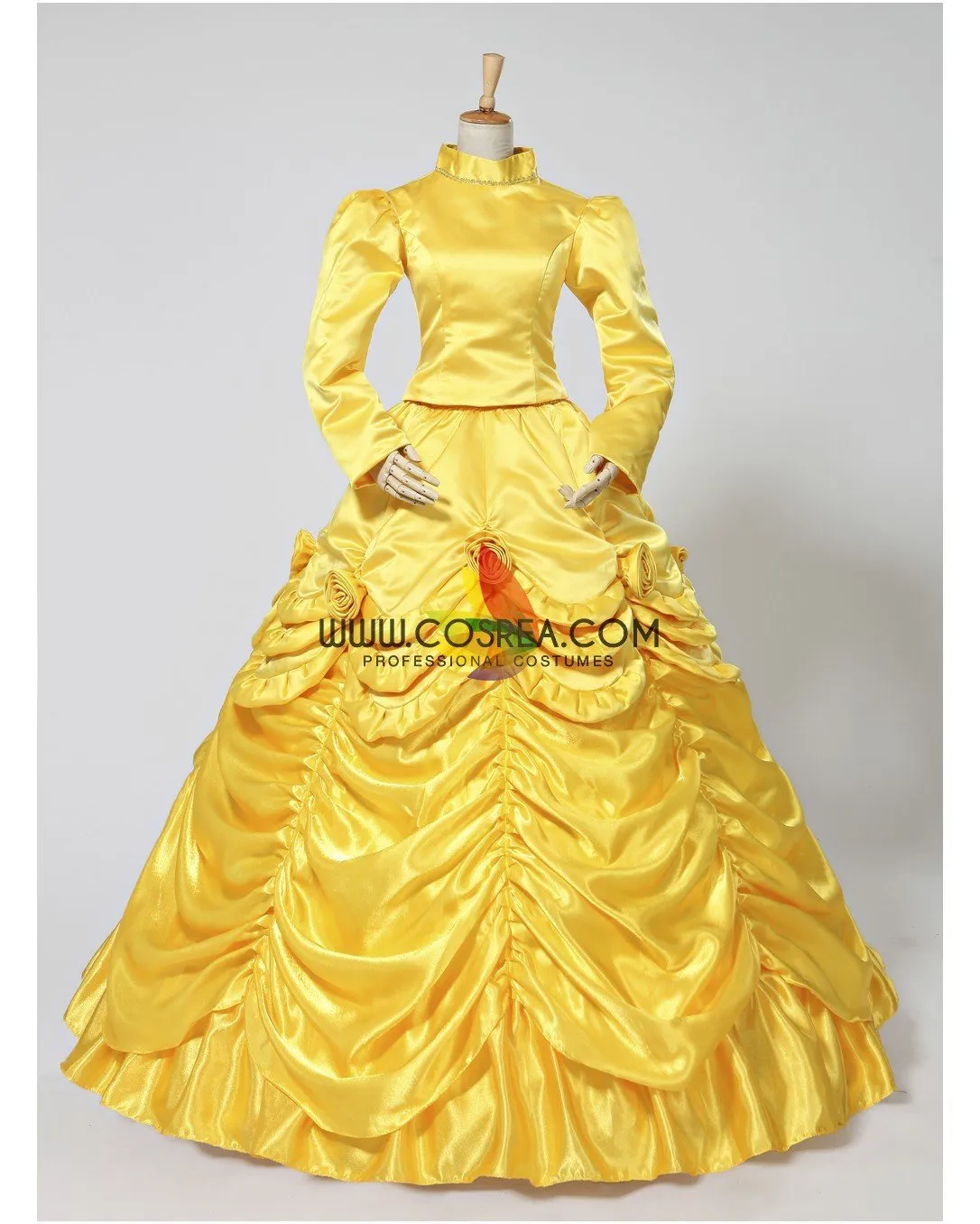 Princess Belle Classic Winter Beauty And Beast Cosplay Costume