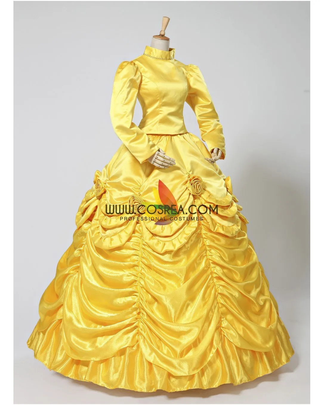 Princess Belle Classic Winter Beauty And Beast Cosplay Costume