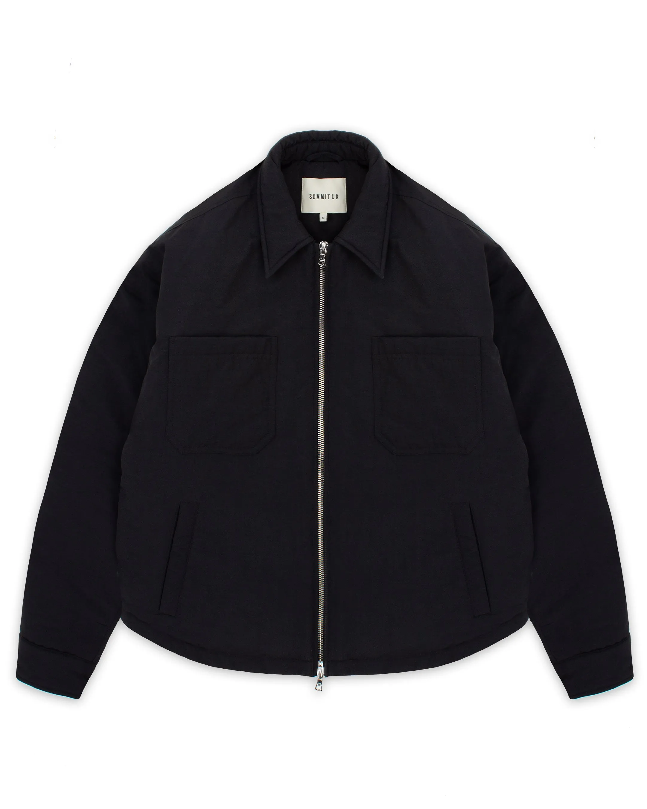 PUFFER SHIRT - BLACK