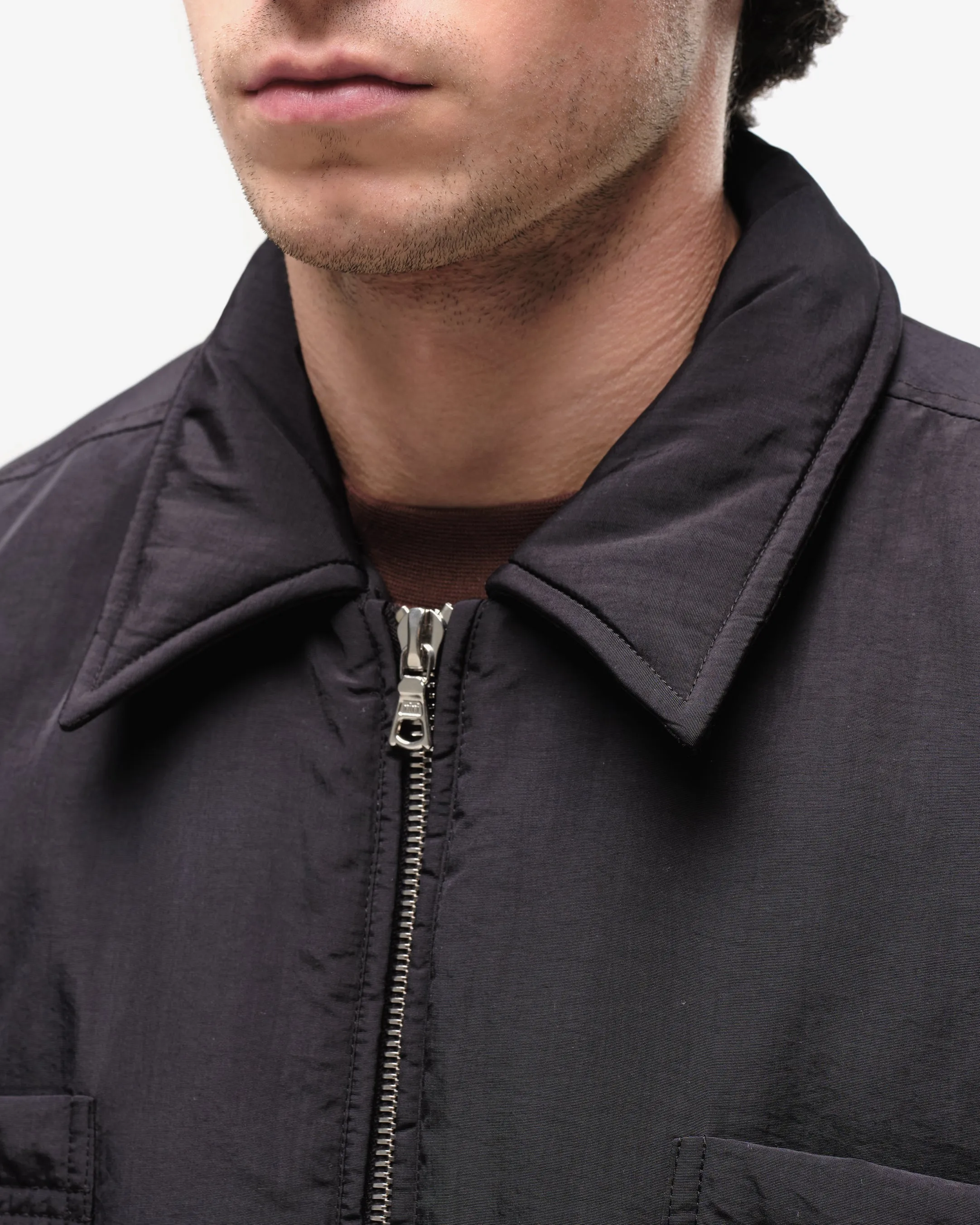 PUFFER SHIRT - BLACK