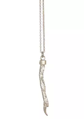 Pukeho Claw Large Necklace, Silver