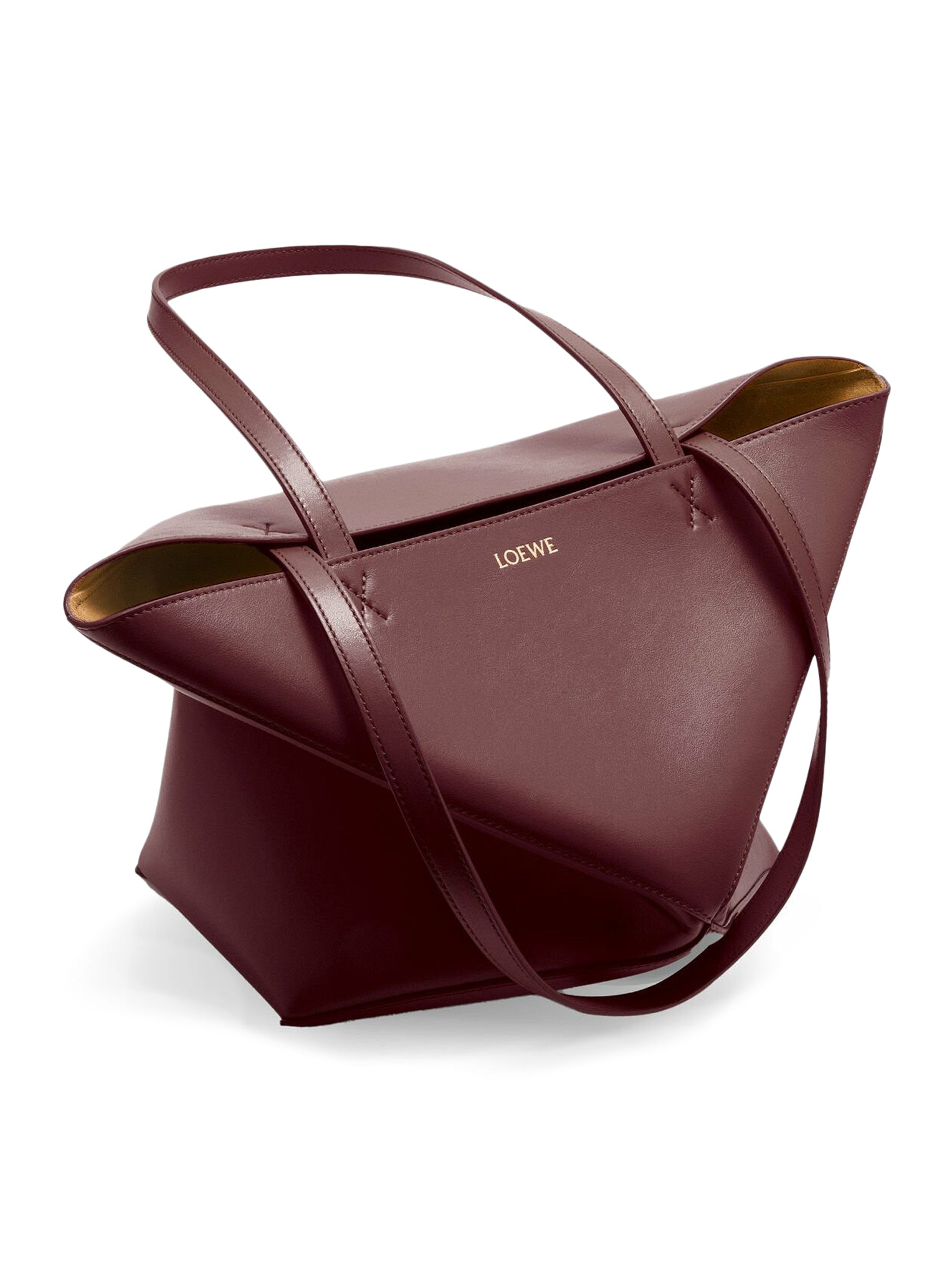 Puzzle Fold Tote bag in shiny calfskin