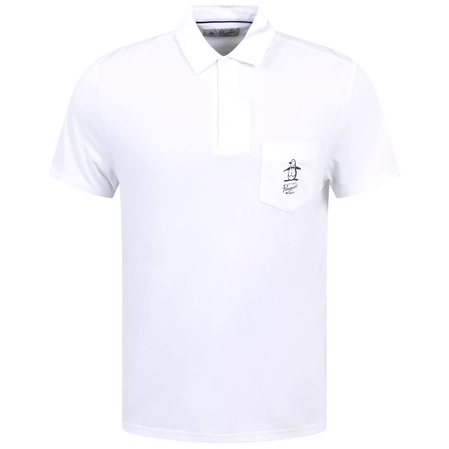 Quiet Please Graphic Oxford Polo Bright White - SS24