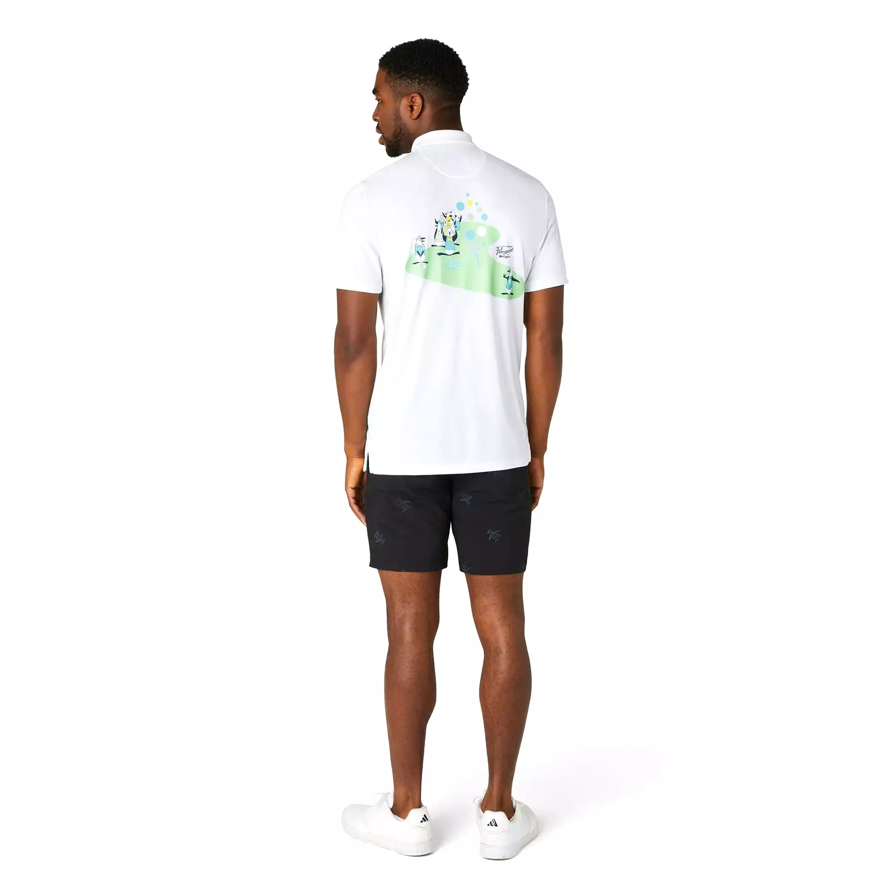 Quiet Please Graphic Oxford Polo Bright White - SS24