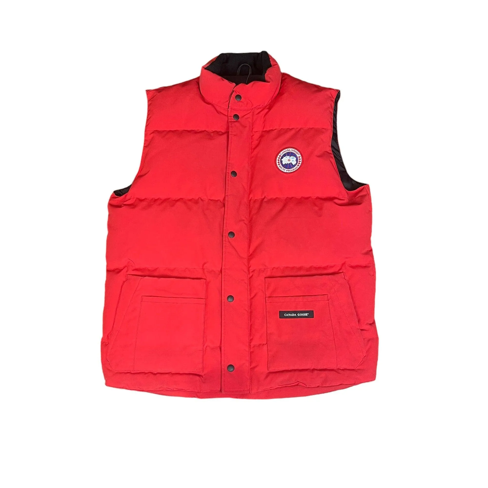 Red Canada Goose Puffer Gilet - Extra Large