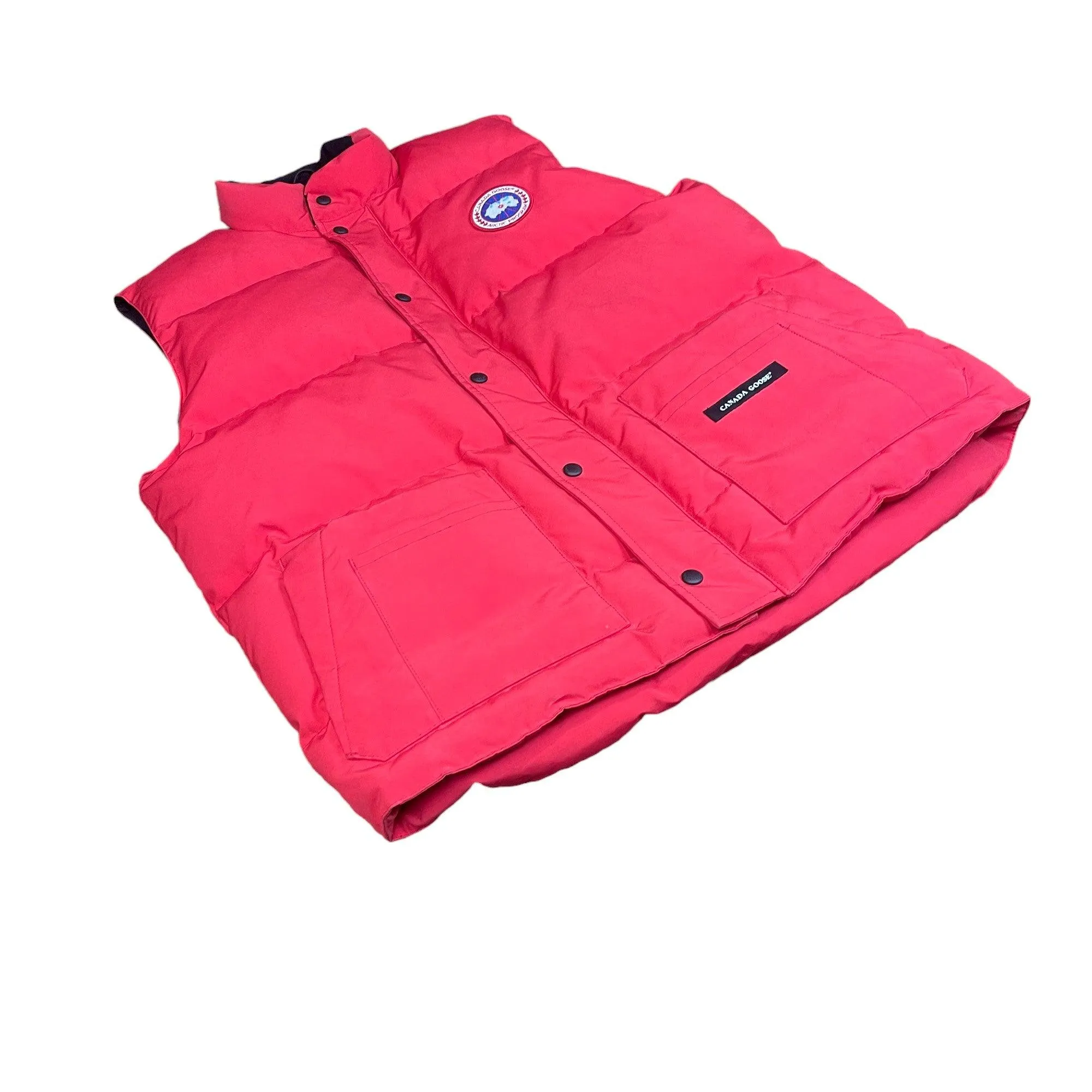 Red Canada Goose Puffer Gilet - Extra Large