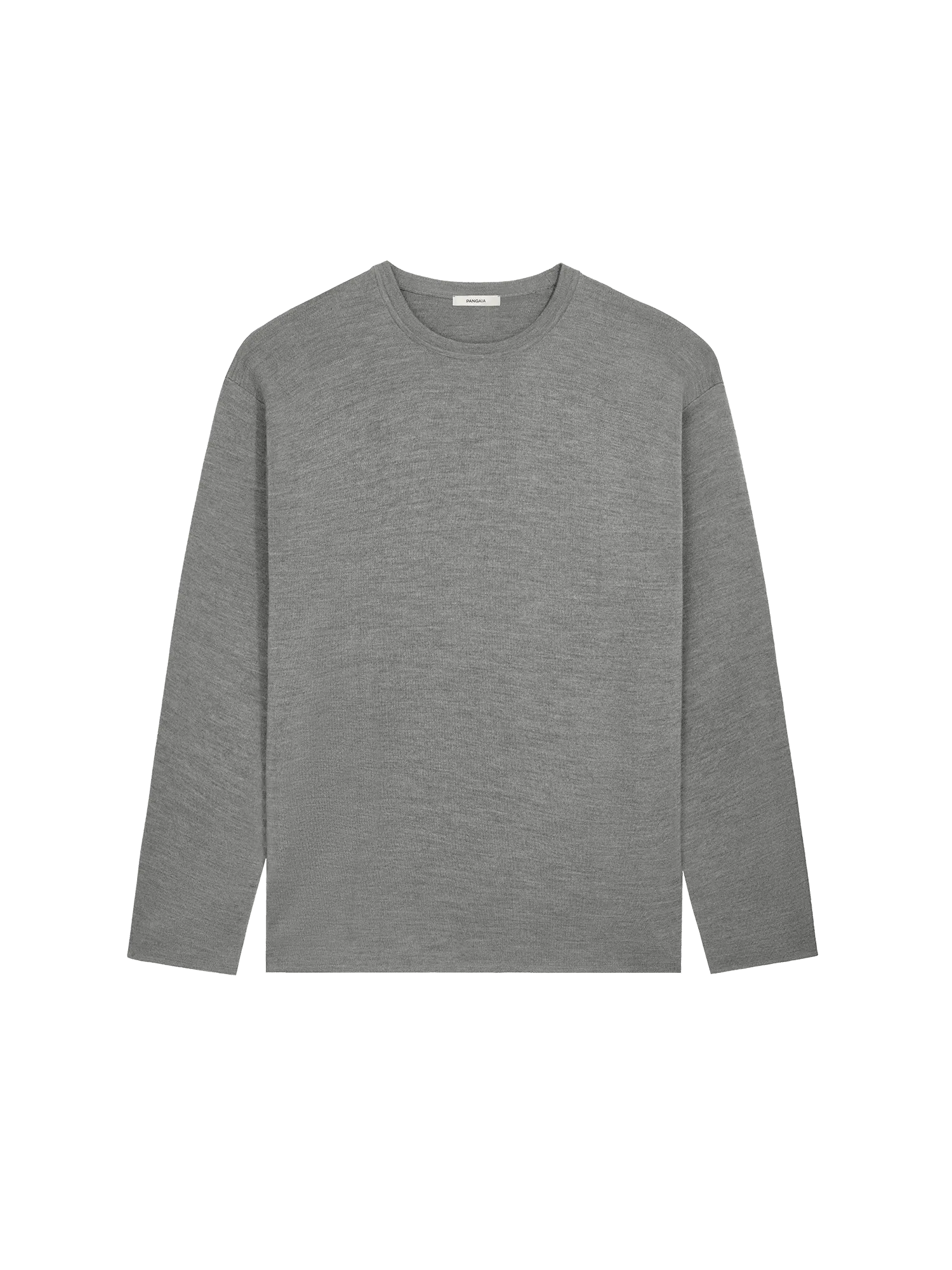 Regenerative Merino Wool Sweater—grey marl