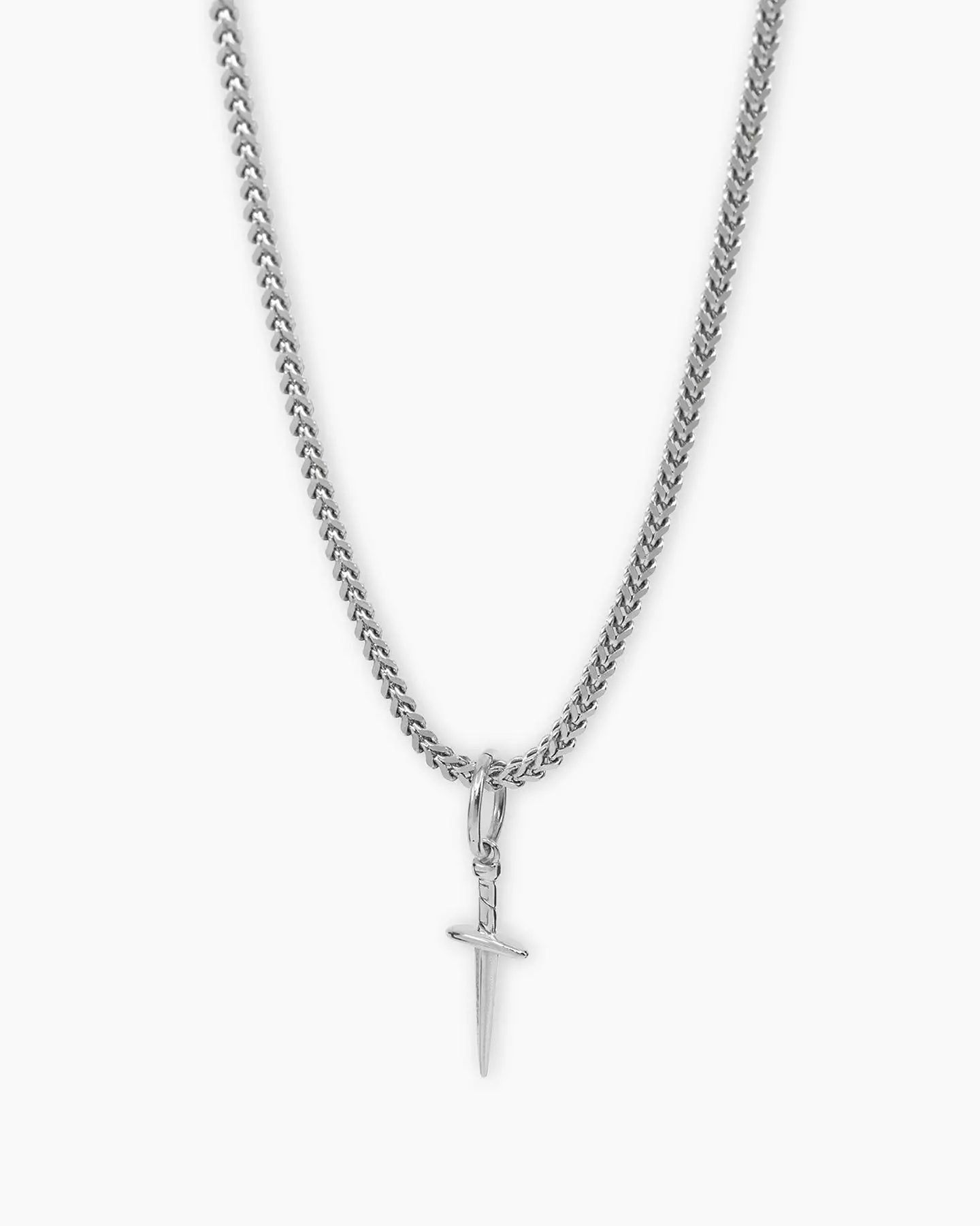 Saint Morta Dagger Pendant White Gold