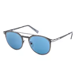 Salvatore Ferragamo SF186S Sunglasses Matte Black / Blue