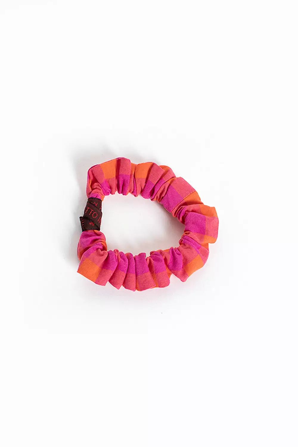 Scrunchie Bracelet Fuchsia/Orange