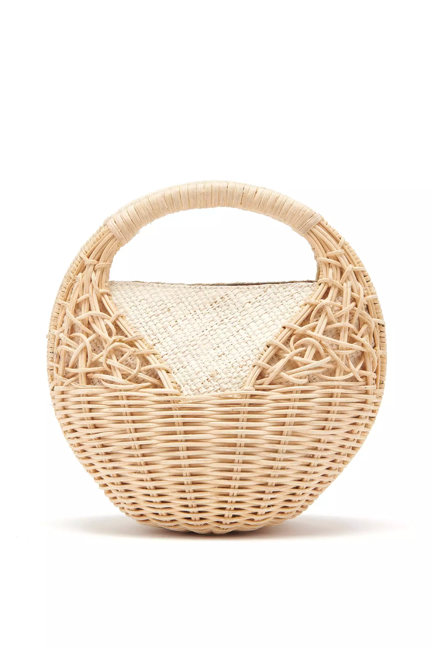 Sea Shell Wicker Bag - Natural