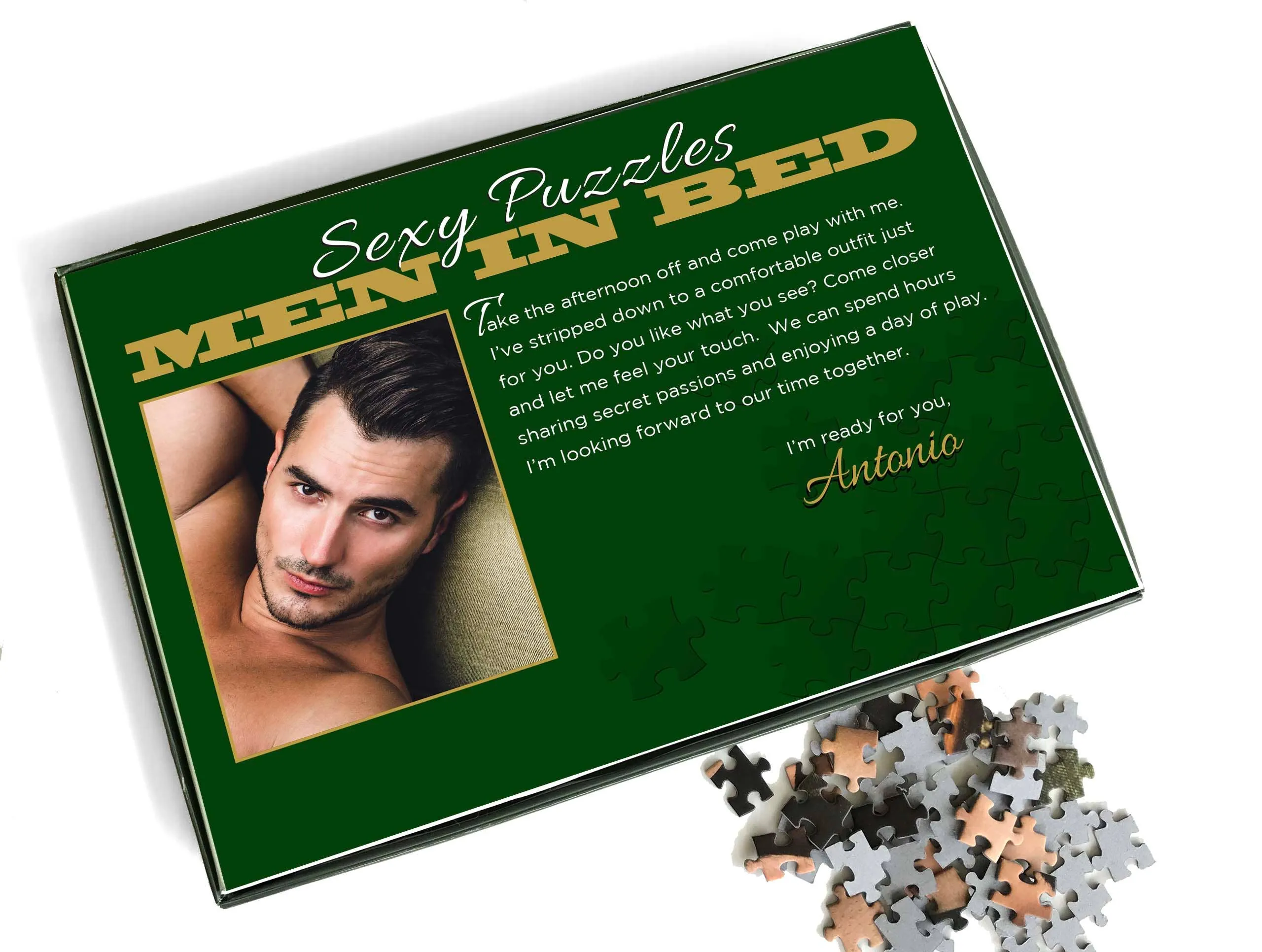 Sexy Men in Bed Puzzle - Antonio