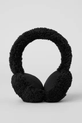 Sherpa Ear Muffs - Black