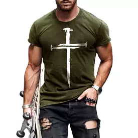 Short Sleeve T Shirt For Men Fashion O-Neck