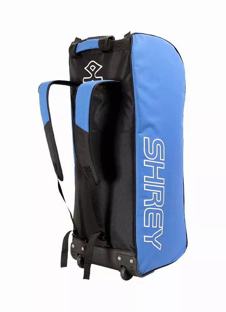 Shrey Star Cricket Wheelie/Duffle Bag - Black/Blue