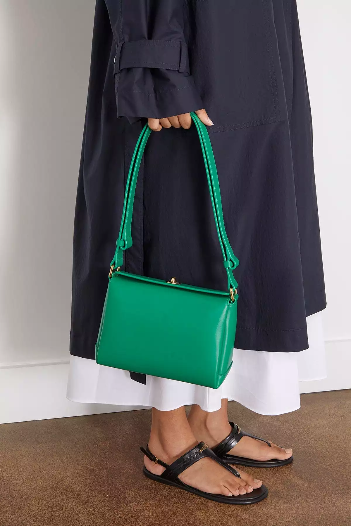 Small Shoulder Bag in Emerald