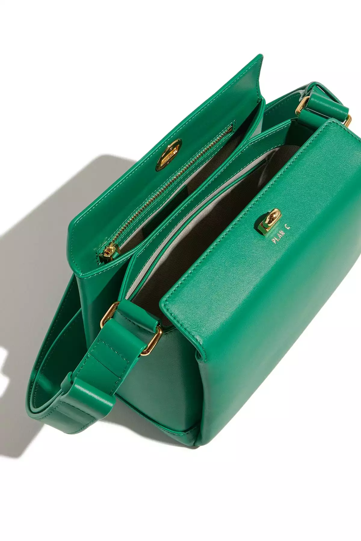 Small Shoulder Bag in Emerald