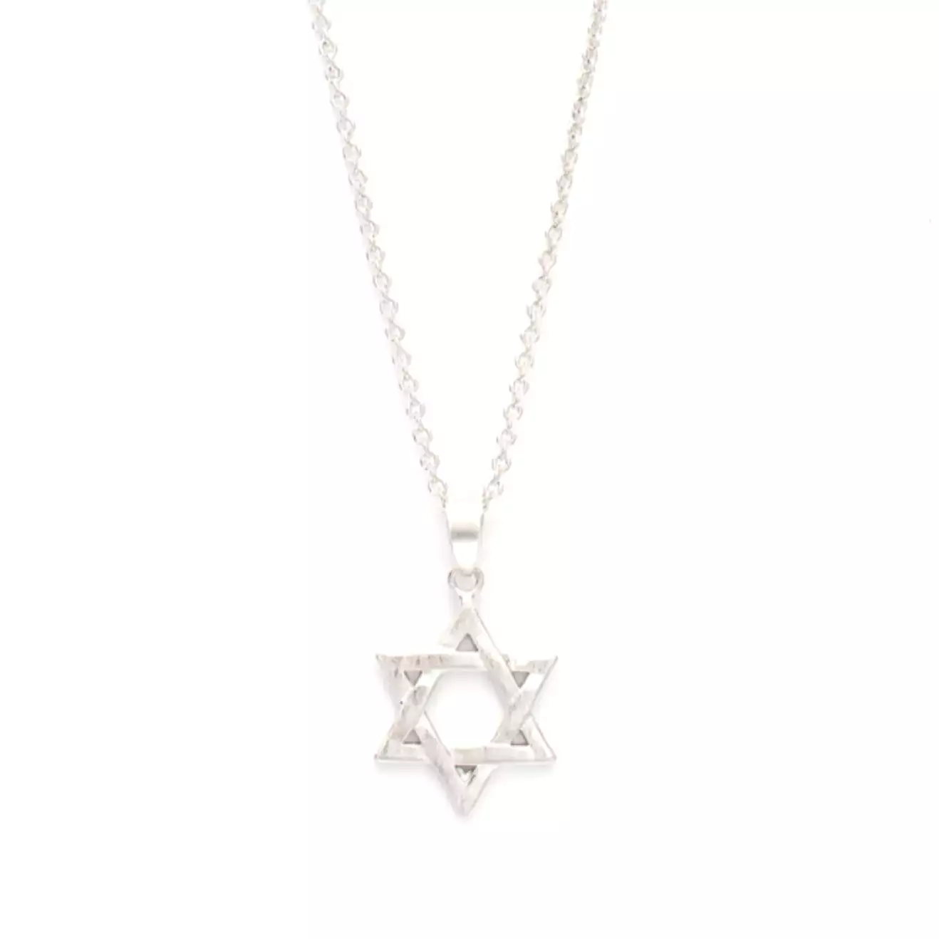 Star of David Silver Necklace