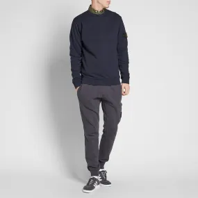 Stone Island Garment Dyed Fleece Crew SweatNavy