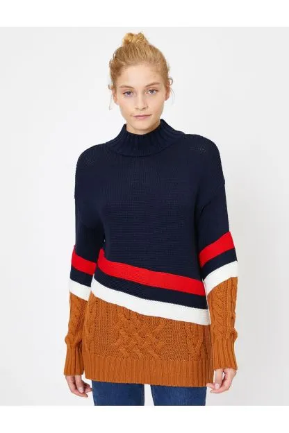 Striped Knitwear Sweater