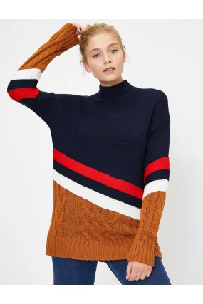 Striped Knitwear Sweater