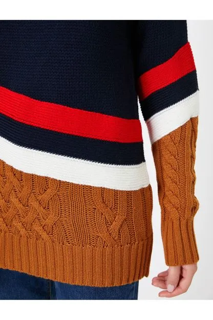 Striped Knitwear Sweater