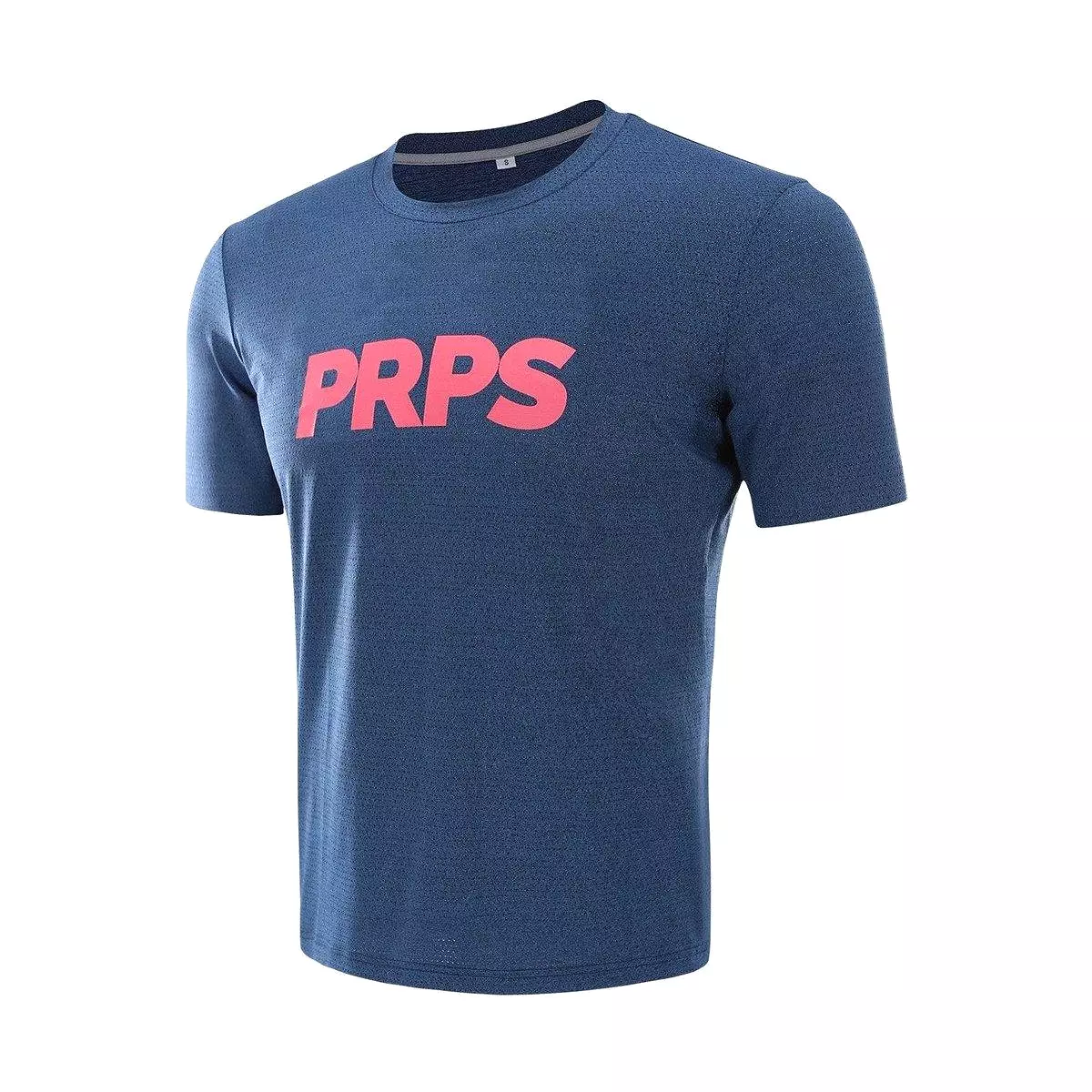 Team PRPS Training & Everyday T-Shirt Navy (Neon Blue)