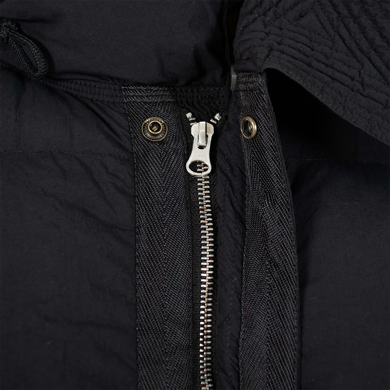 Ten C Hooded Quilt Articdown Parka Black