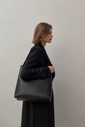 THE WEEKEND TOTE BAG - BLACK