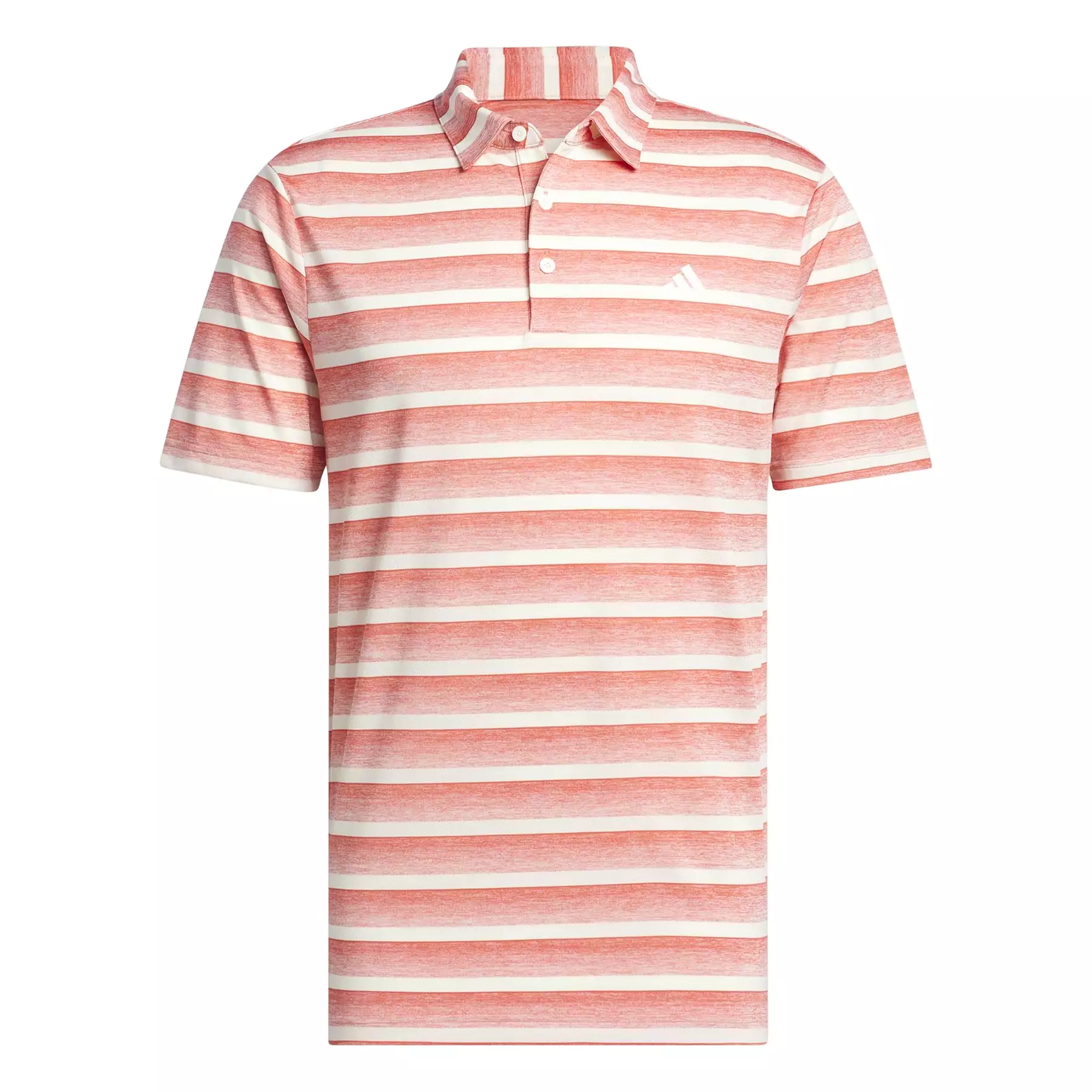 Two-Colour Stripe Regular Fit Pique Polo Pink/White - SS24