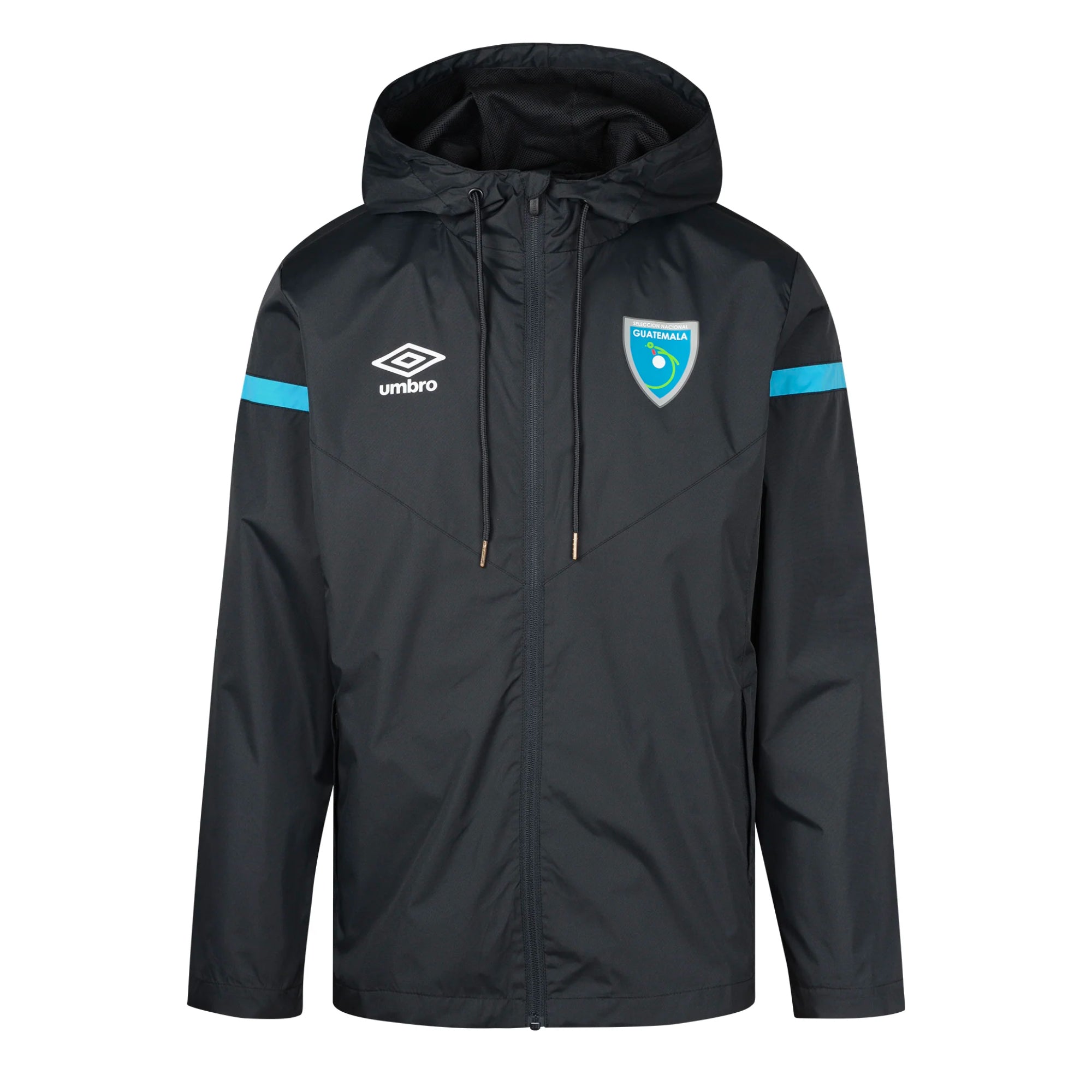 Umbro Men's Guatemala 2023/24 Rain Jacket Black