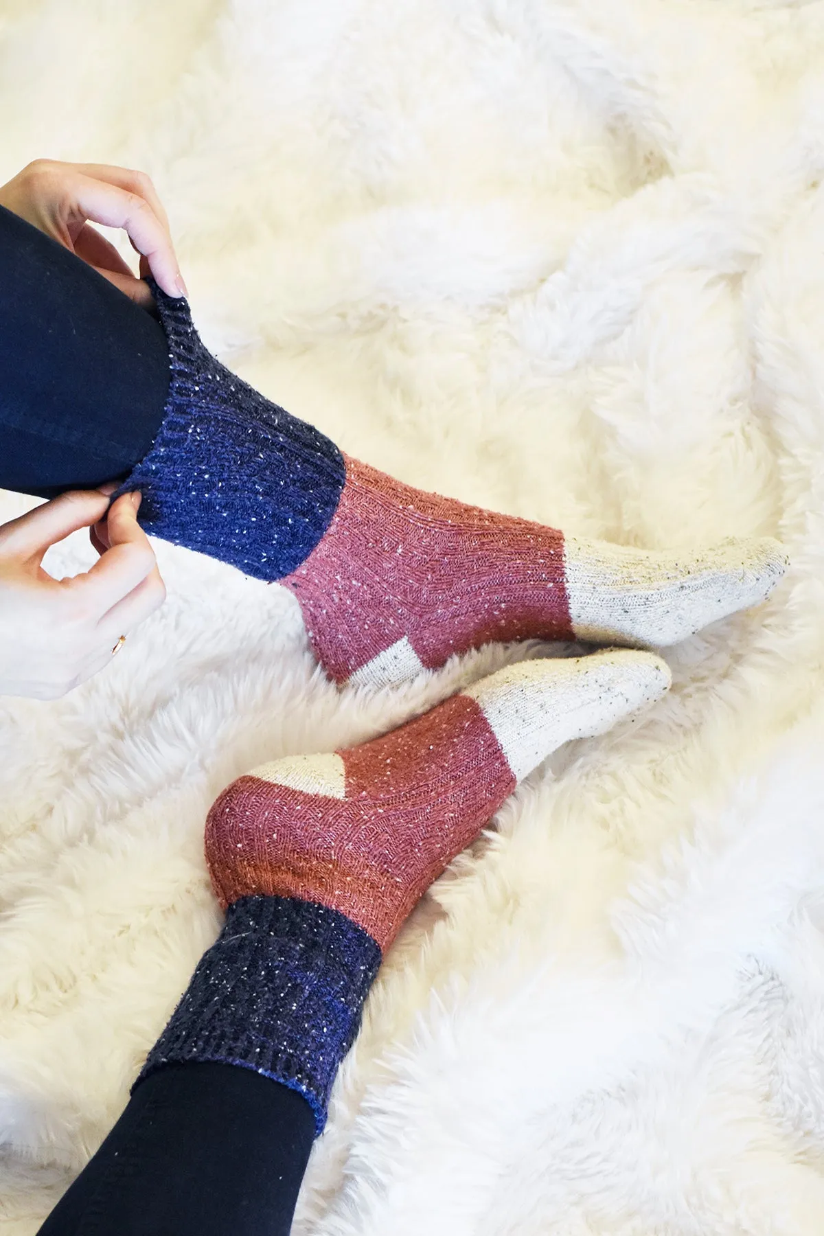 Unisex | Cotton Crew Socks | Red