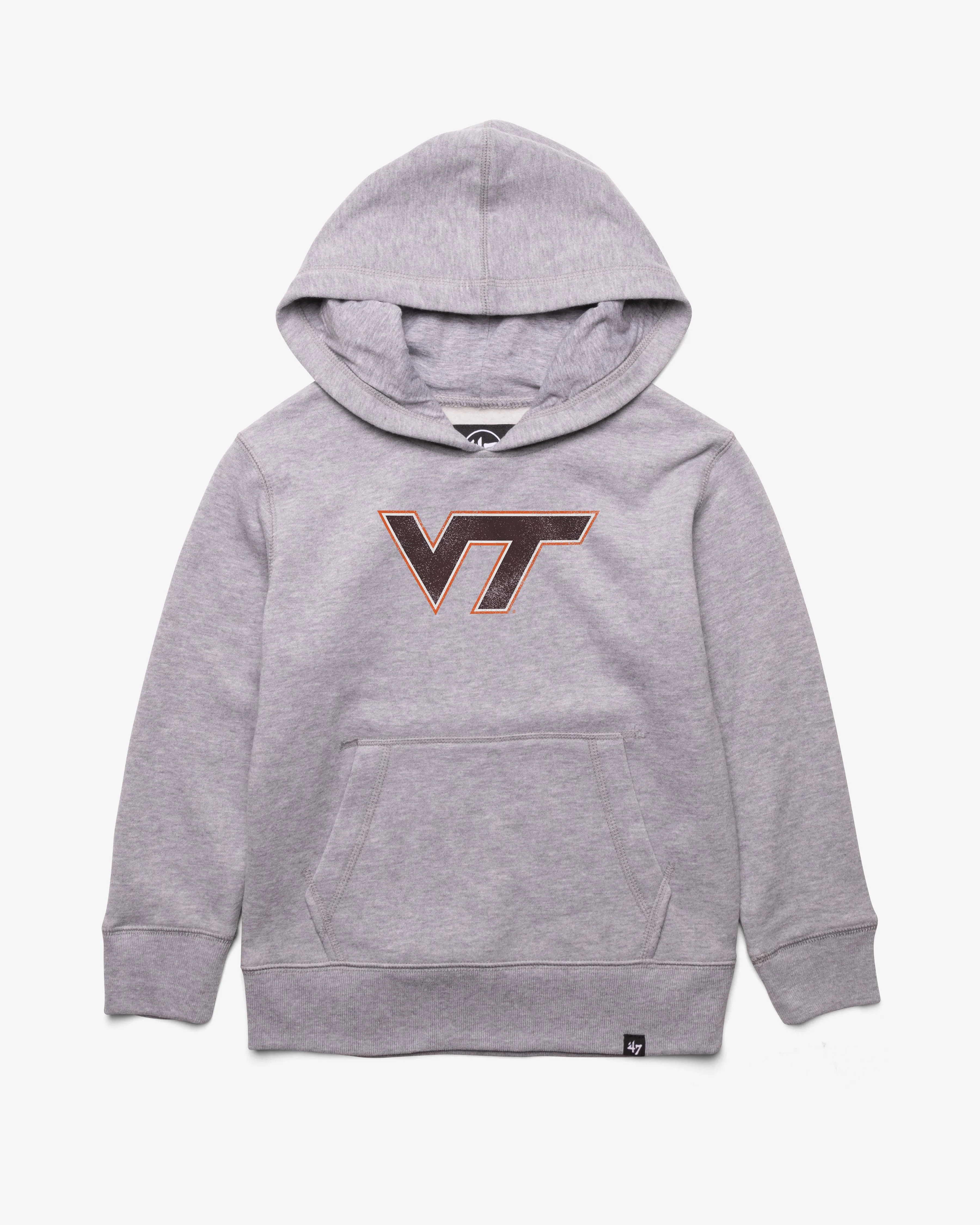 VIRGINIA TECH HOKIES DISTRESSED IMPRINT '47 HEADLINE HOOD KIDS