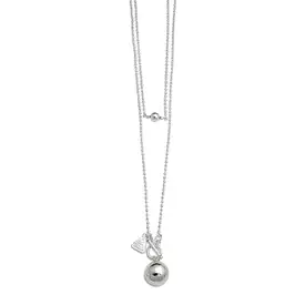 Von Treskow Sterling Silver Chime Ball Necklace