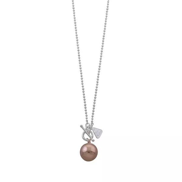 Von Treskow Two Tone Chime Ball Necklace