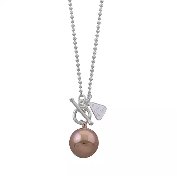 Von Treskow Two Tone Chime Ball Necklace