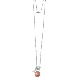 Von Treskow TWO TONE ROSE GOLD CHIME BALL NECKLACE