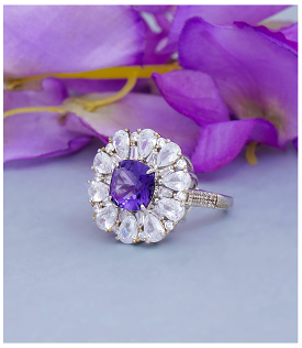 WA0911-PURPLE-Ring For Women